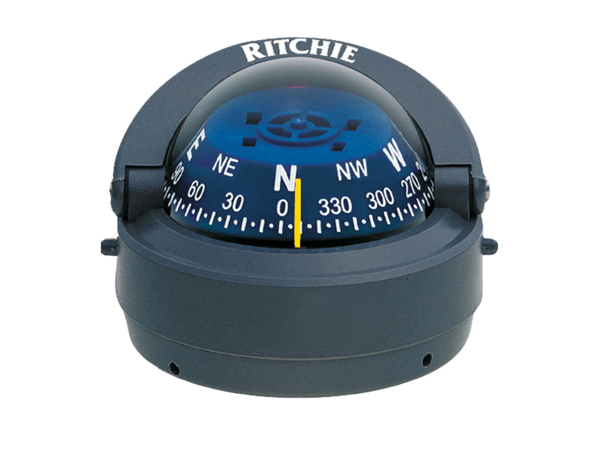 Ritchie S-53G Explorer Compass - Surface Mount - Gray S-53G