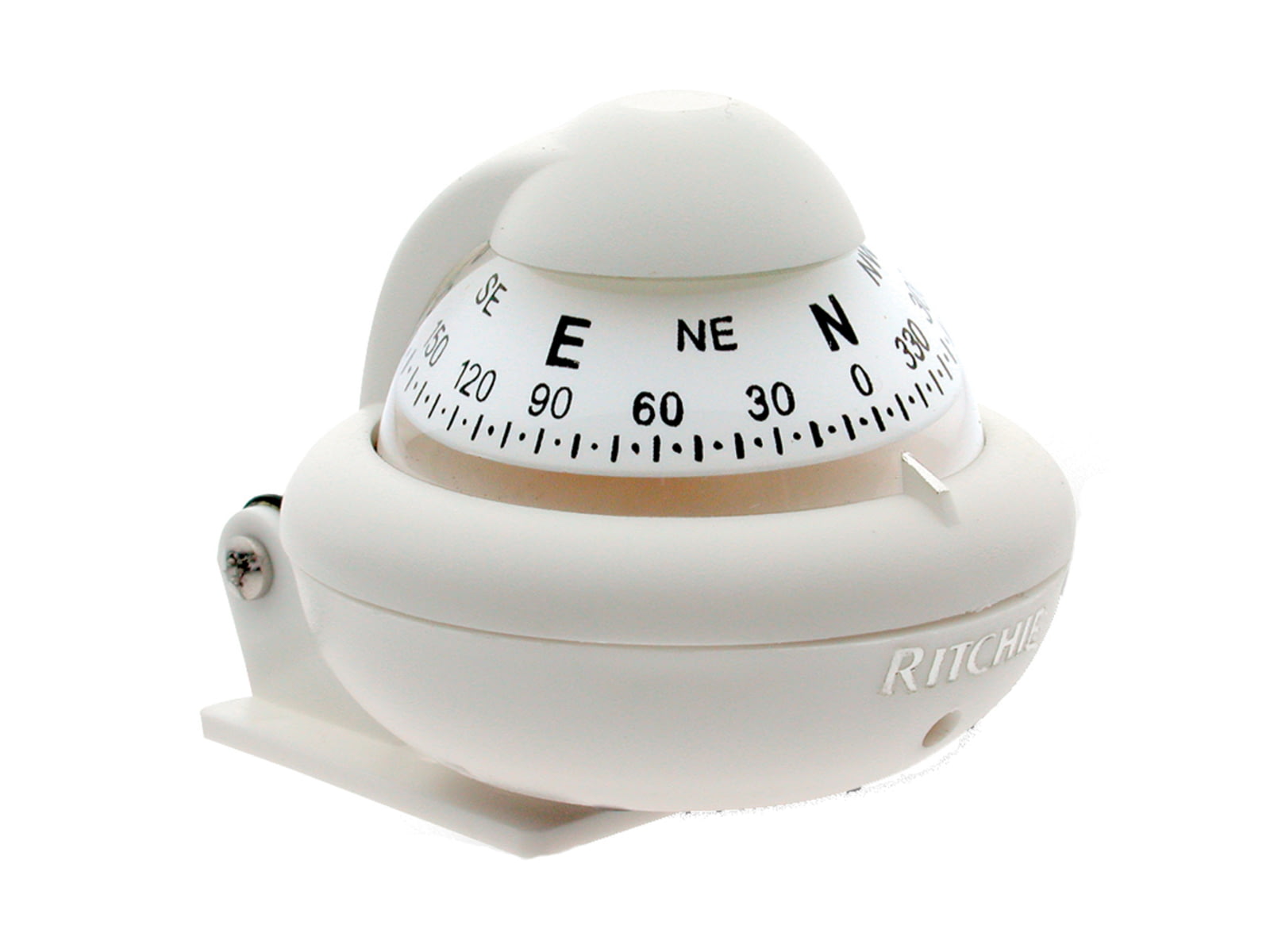 Ritchie X-10W-M RitchieSport Compass - Bracket Mount - White X-10W-M