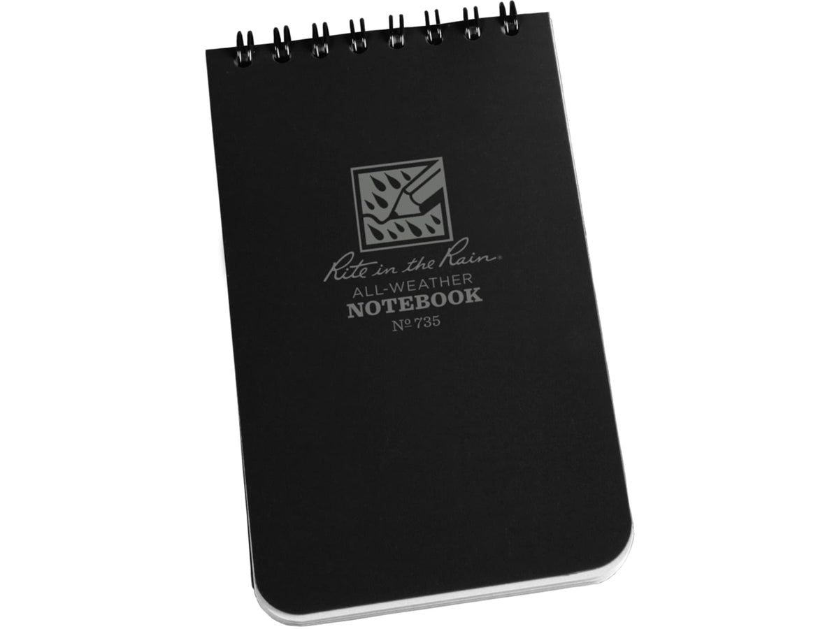 Rite in the Rain 3X5 Notebook - Black 3x5 735