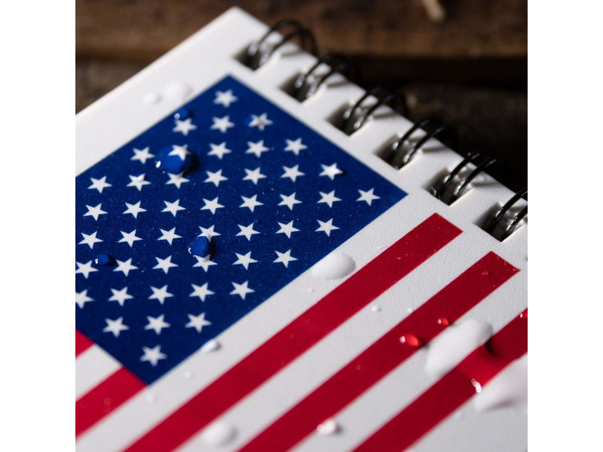 Rite in the Rain 3''x5'' Notebook Red/White/Blue Flag FLW35