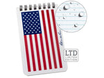 Rite in the Rain 3''x5'' Notebook Red/White/Blue Flag FLW35