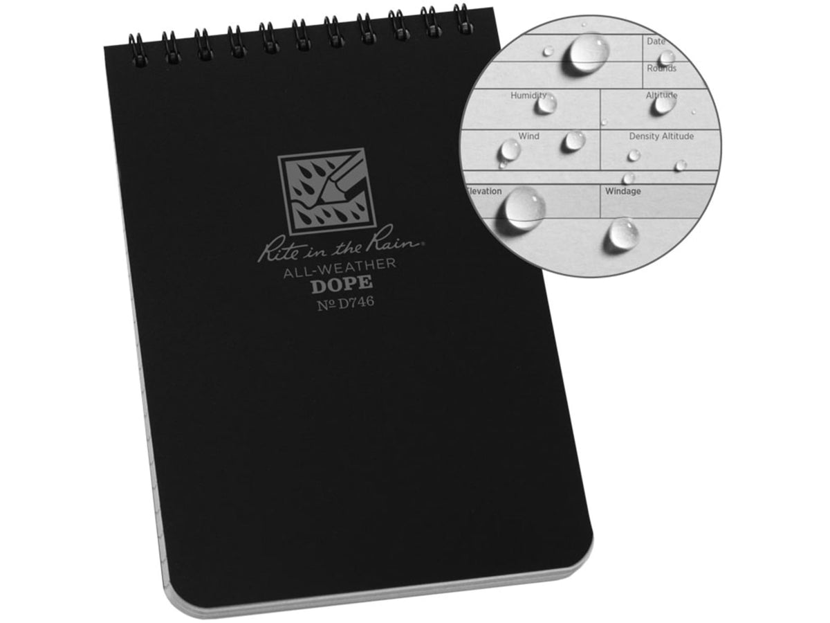 Rite in the Rain Dope Notebook 4x6 D746
