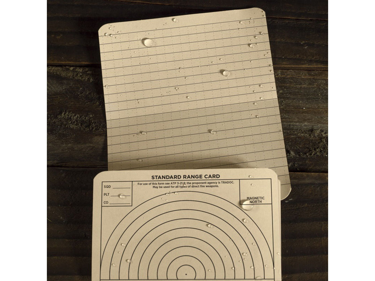 Rite in the Rain Combat Range Card 6x5 RC991T