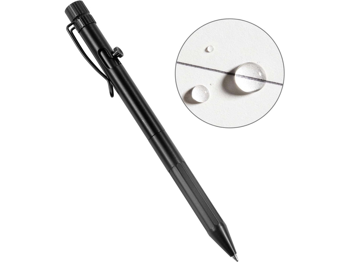 Rite in the Rain Bolt-action Pen - Black W/ Black Ink - BK16