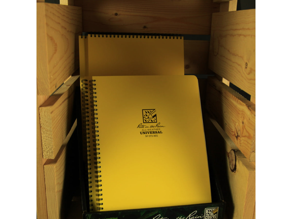 Rite In The Rain Maxi-Spiral Notebook - Universal Yellow 8 1/2 X 11 373-Mx