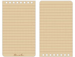 Rite in the Rain 3''x 5''Polydura Top-Spiral Notebook Tan/Green Plaid PL935T
