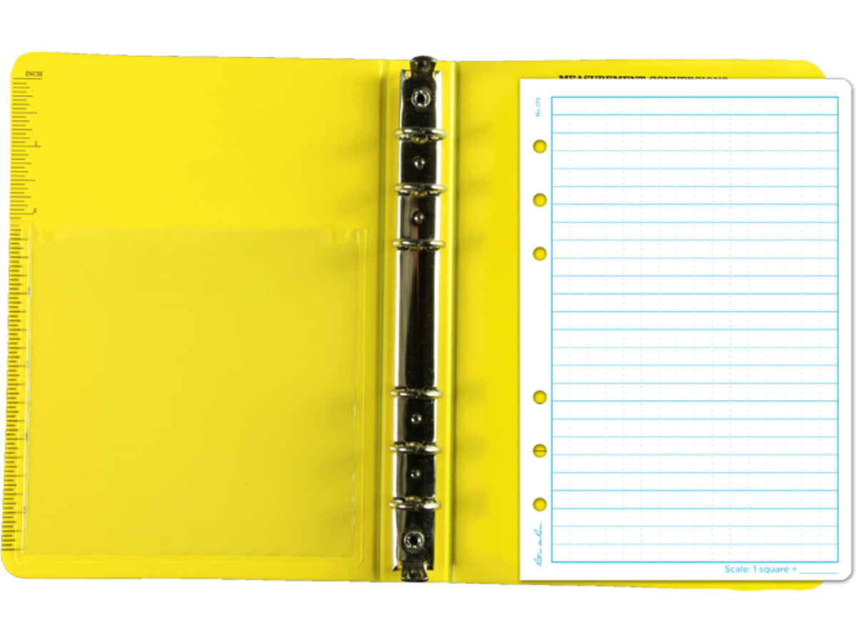 Rite In The Rain Ring Binder - 1/2In - Yellow 5 5/8 X 7 1/2 200