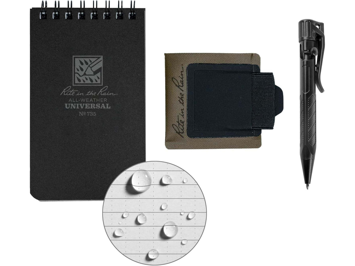 Rite in the Rain Monsoon Pen Holster Kit Olive/Black PH2-KIT