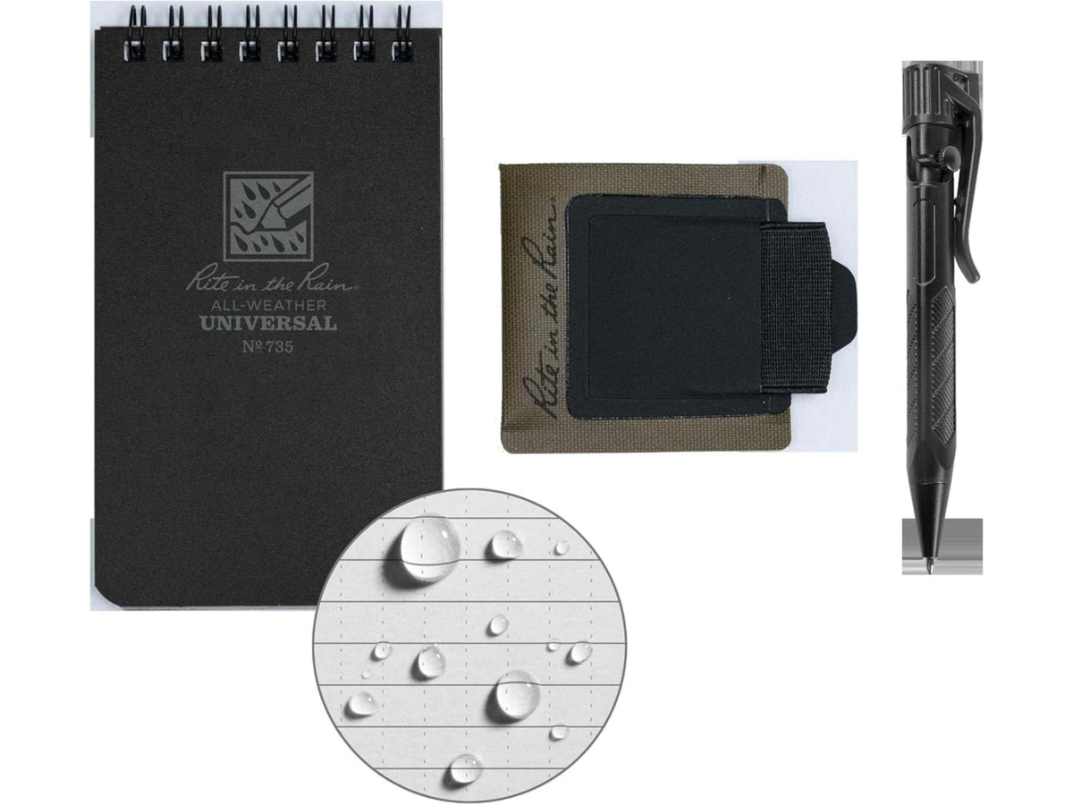 Rite in the Rain Monsoon Pen Holster Kit Olive/Black PH2-KIT
