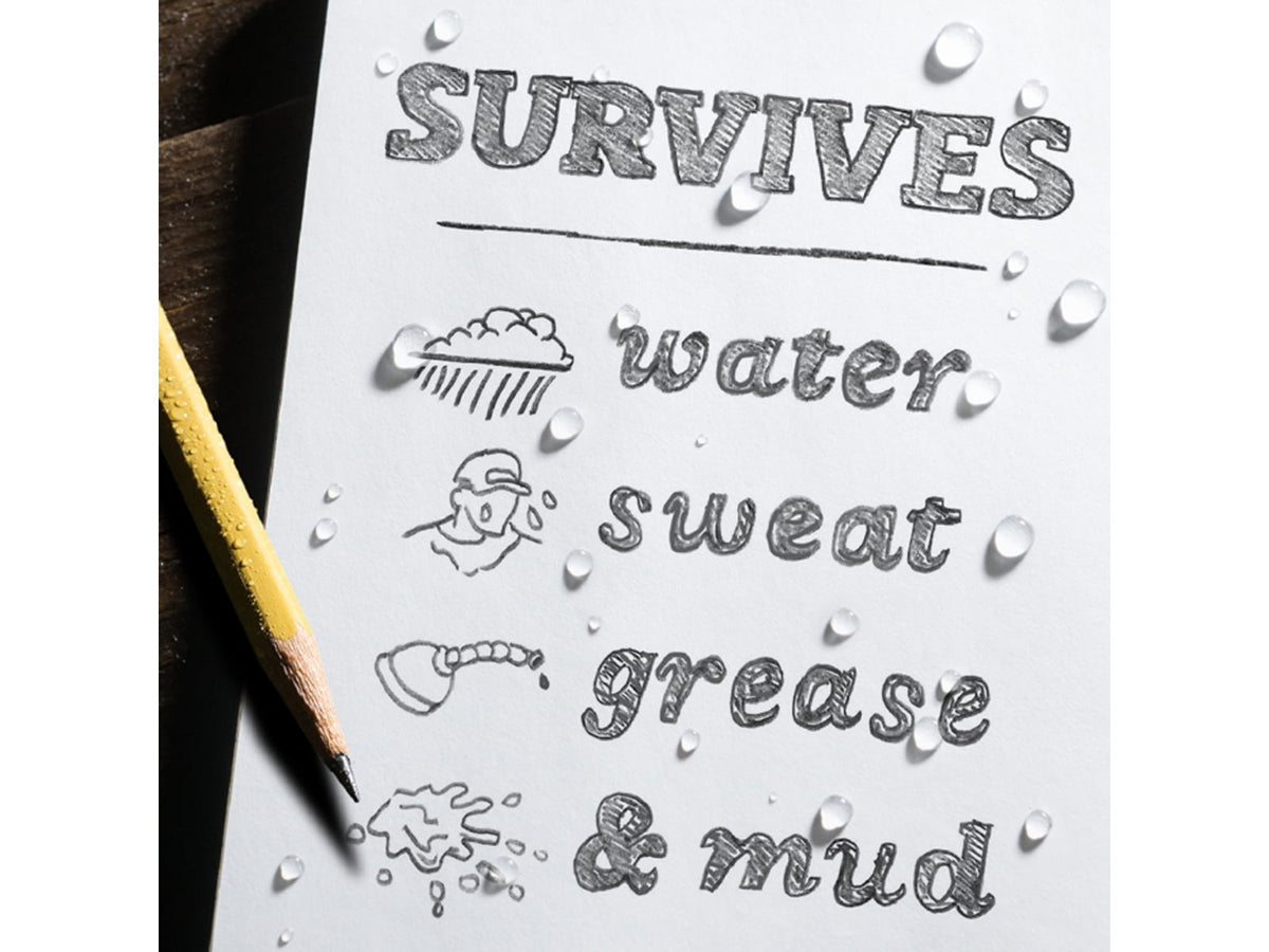Rite in the Rain Hard-cover Notebook 6.75'' X 8.75'' Blue - 270F-LG
