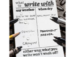 Rite in the Rain Hard-cover Notebook 6.75'' X 8.75'' Blue - 270F-LG