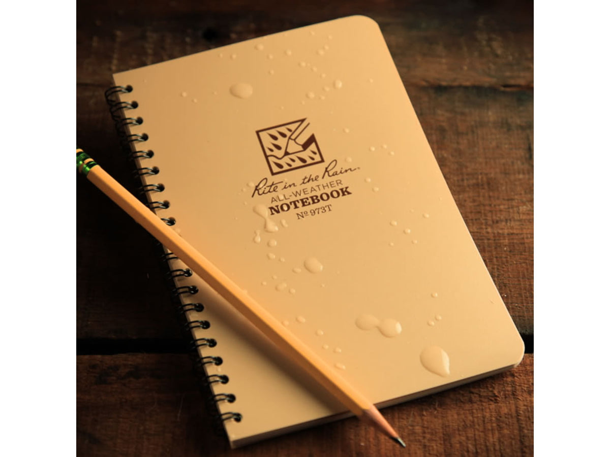 Rite in the Rain Side Spiral Kit - Tan Tan 4 5/8 x 7 973T-KIT