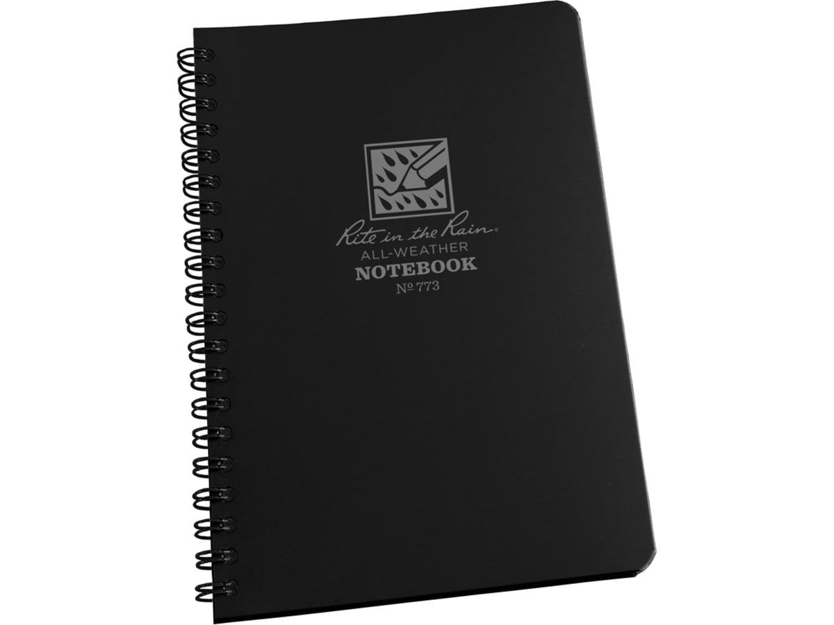 Rite in the Rain Spiral Notebook - Universalblack 4 5/8 x7 773