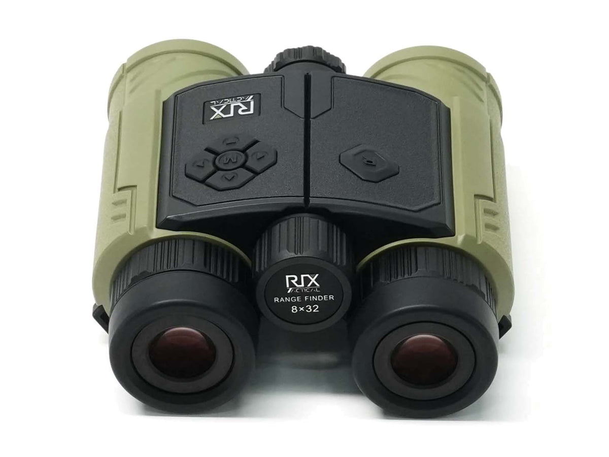 RIX MK-R3000 8x32mm Rangefinding Binoculars Green