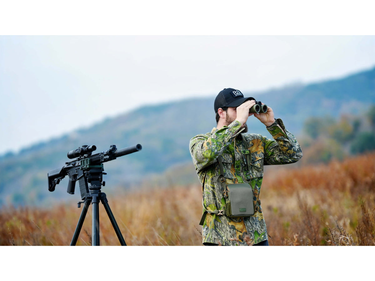 RIX MK-R3000 8x32mm Rangefinding Binoculars Green