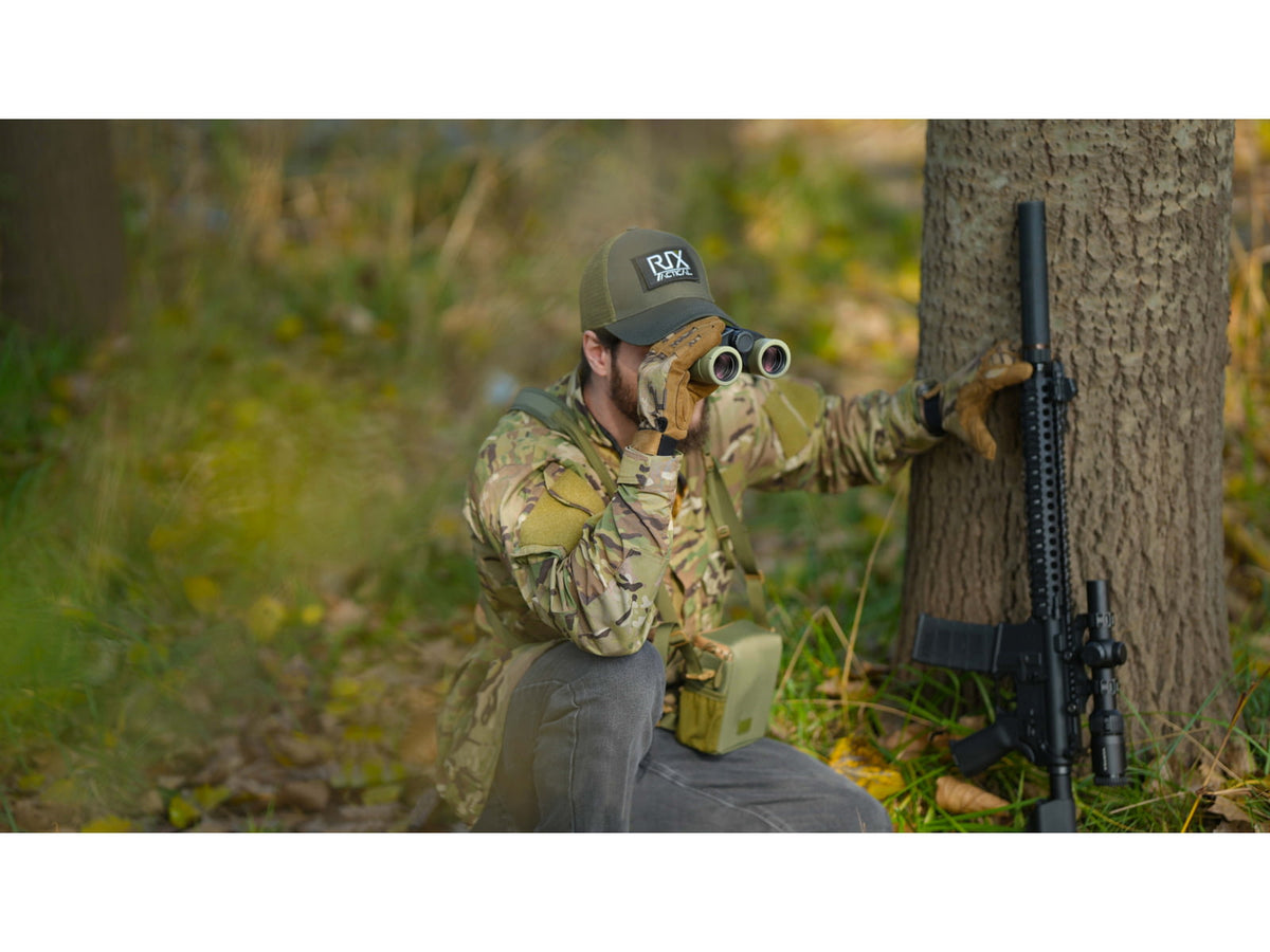 RIX MK-R3000 8x32mm Rangefinding Binoculars Green