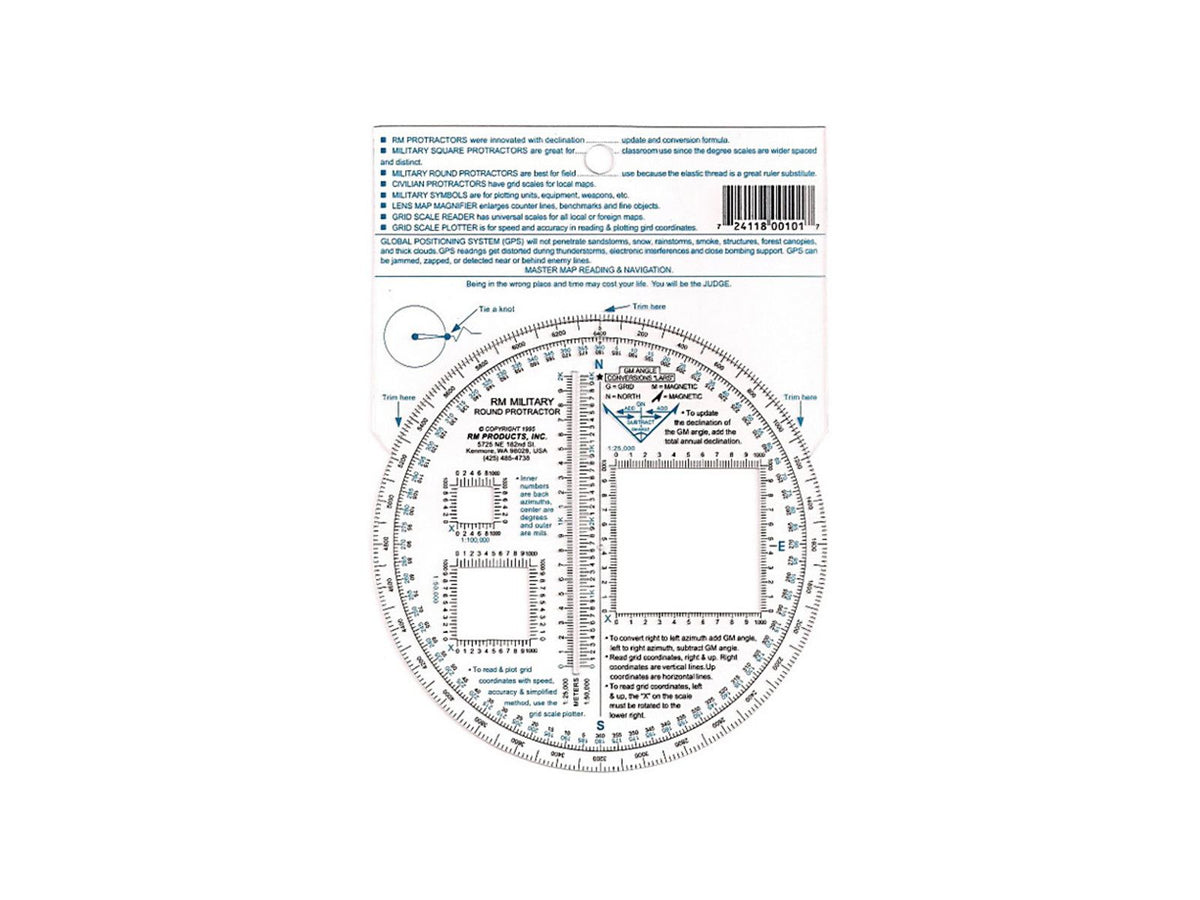 RM Products Military Protractor - Round 443-061-143