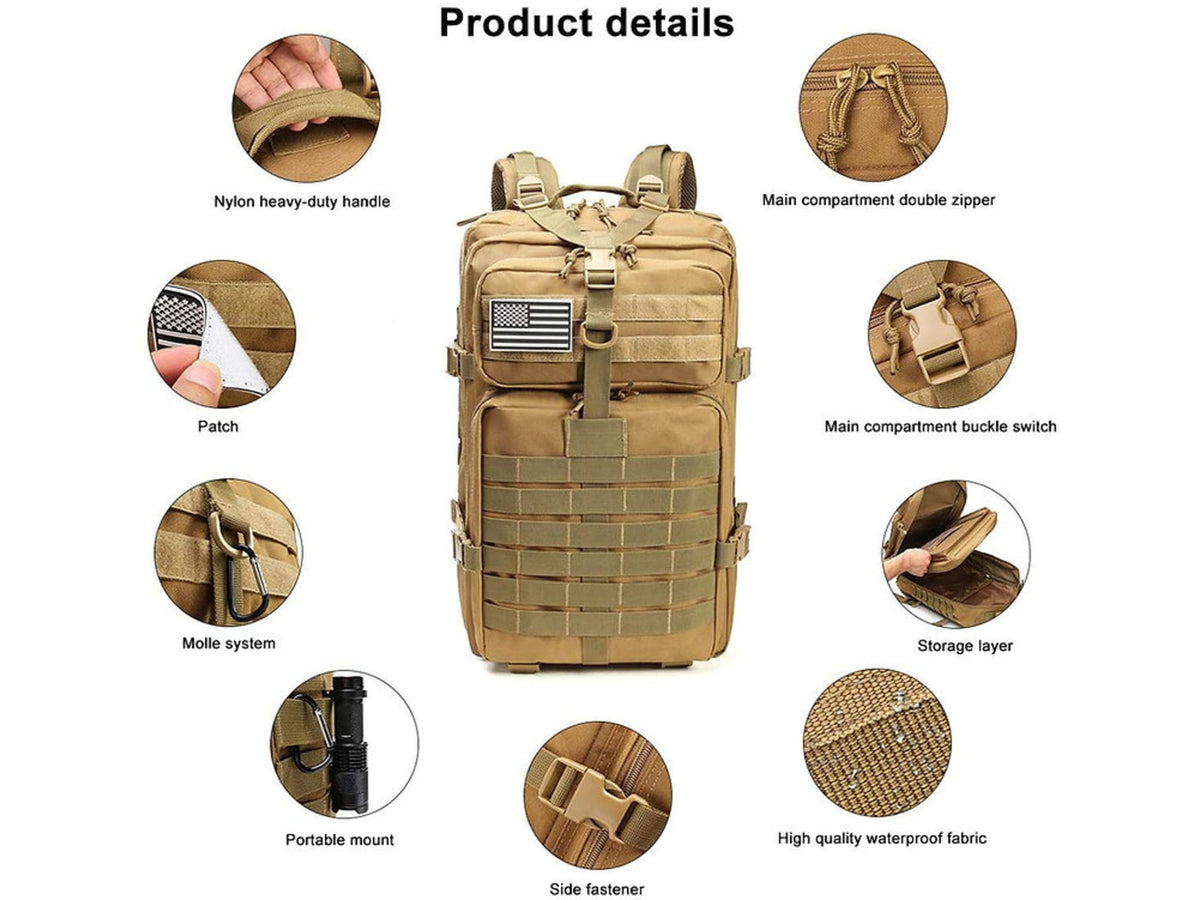 Roaring Fire 45L Tactical Backpack