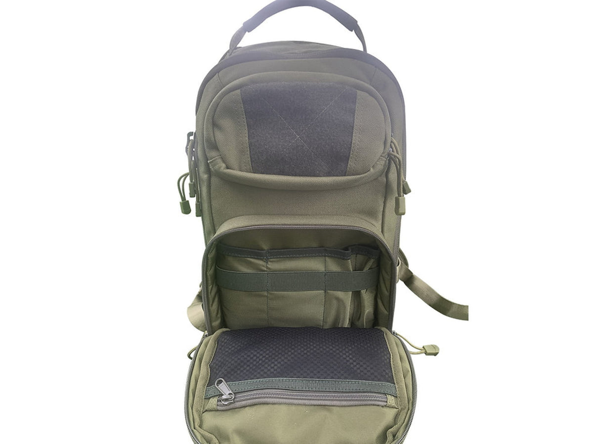 Roaring Fire Brushfire Tactical Backpack Light FDE 15.75x10.24x6 inch RF-Backpack01-OD