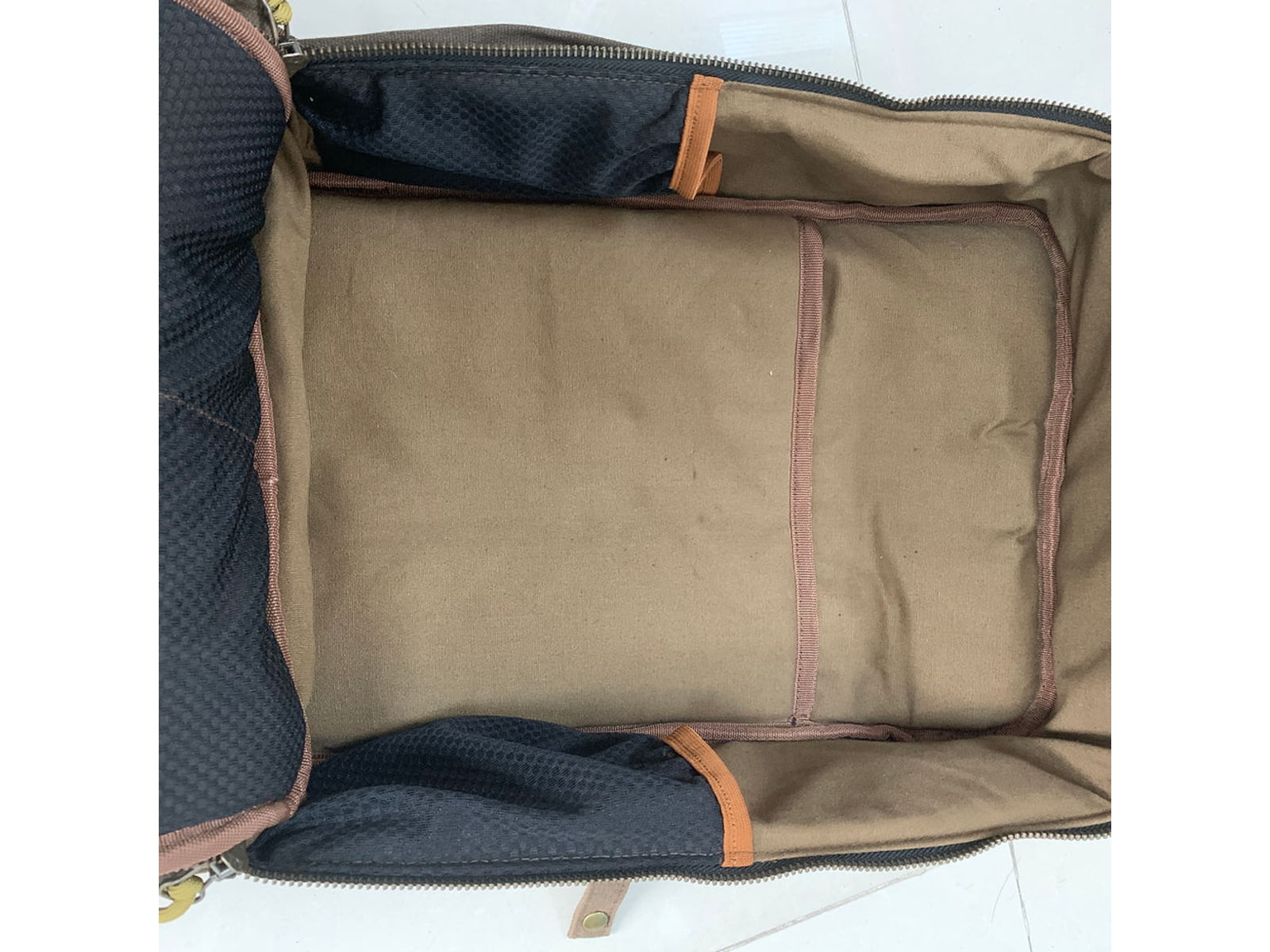 Roaring Fire Dagen Waxed Canvas Backpack Rustic Brown 15.75x11.8x3.94 inch RF-Wax Pack-OD