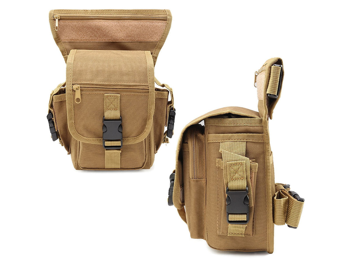 Roaring Fire Drop Leg Bag Waist Pack FDE 5x11.8x6 inch RF010 DT