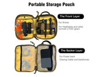 Roaring Fire Ember Pro MOLLE EDC Utility Organizer Pouch EDC Carry Pouch FDE 8.3x7.08x1.97 inch RF-Ember Pro-DT