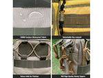 Roaring Fire Ember Pro MOLLE EDC Utility Organizer Pouch EDC Carry Pouch FDE 8.3x7.08x1.97 inch RF-Ember Pro-DT