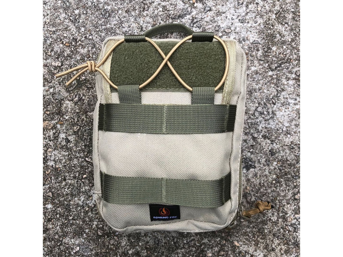 Roaring Fire Ember Pro MOLLE EDC Utility Organizer Pouch EDC Carry Pouch FDE 8.3x7.08x1.97 inch RF-Ember Pro-DT