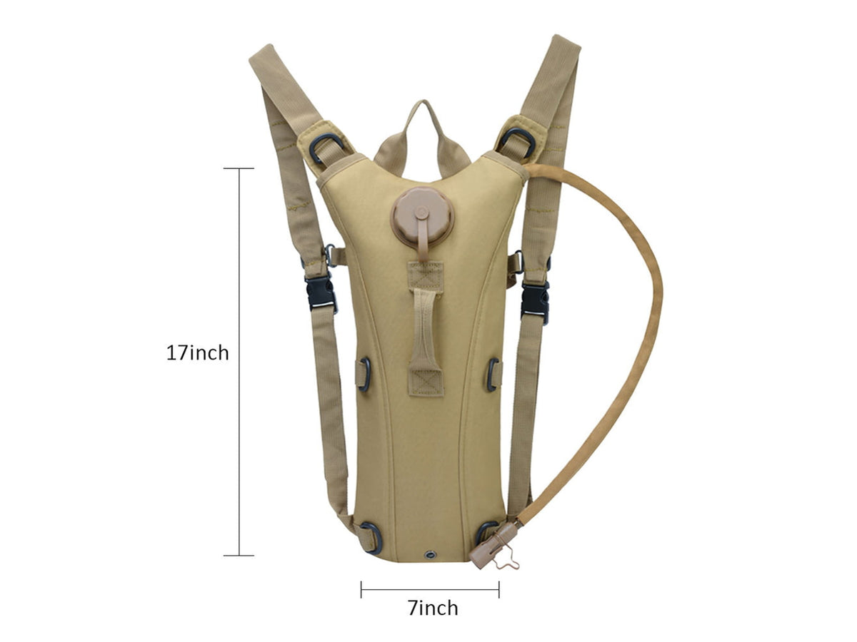 Roaring Fire Hydration Pack 3 Liters FDE 17x7 inch RF025 DT
