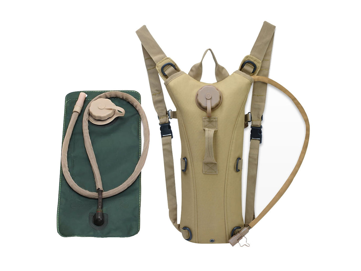Roaring Fire Hydration Pack 3 Liters FDE 17x7 inch RF025 DT