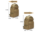 Roaring Fire Ignite Tactical Backpack FDE 21.25x15.75x8.27 inch RF133 DT