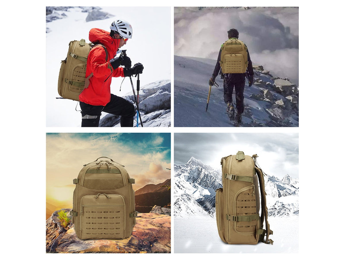 Roaring Fire Ignite Tactical Backpack FDE 21.25x15.75x8.27 inch RF133 DT