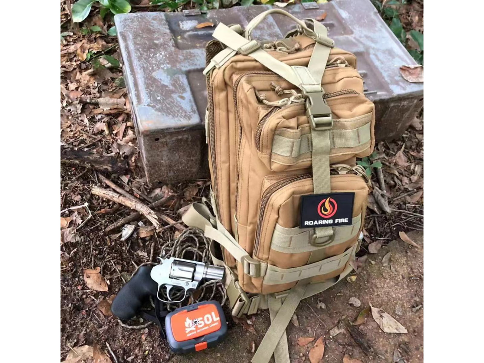 Roaring Fire Roaring Fire 30L EDC Backpack FDE 17x8.6x8 inch