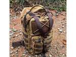 Roaring Fire Slingshot Waxed Canvas Sling Pack Brown RF-Slingshot-Waxed Canvas