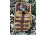 Roaring Fire Slingshot Waxed Canvas Sling Pack Brown RF-Slingshot-Waxed Canvas