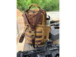 Roaring Fire Slingshot Waxed Canvas Sling Pack Brown RF-Slingshot-Waxed Canvas