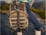 Roaring Fire Slingshot Waxed Canvas Sling Pack Brown RF-Slingshot-Waxed Canvas