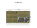 Roaring Fire Tactical Car Visor Panel Organizer FDE 6.3x11.8 inch