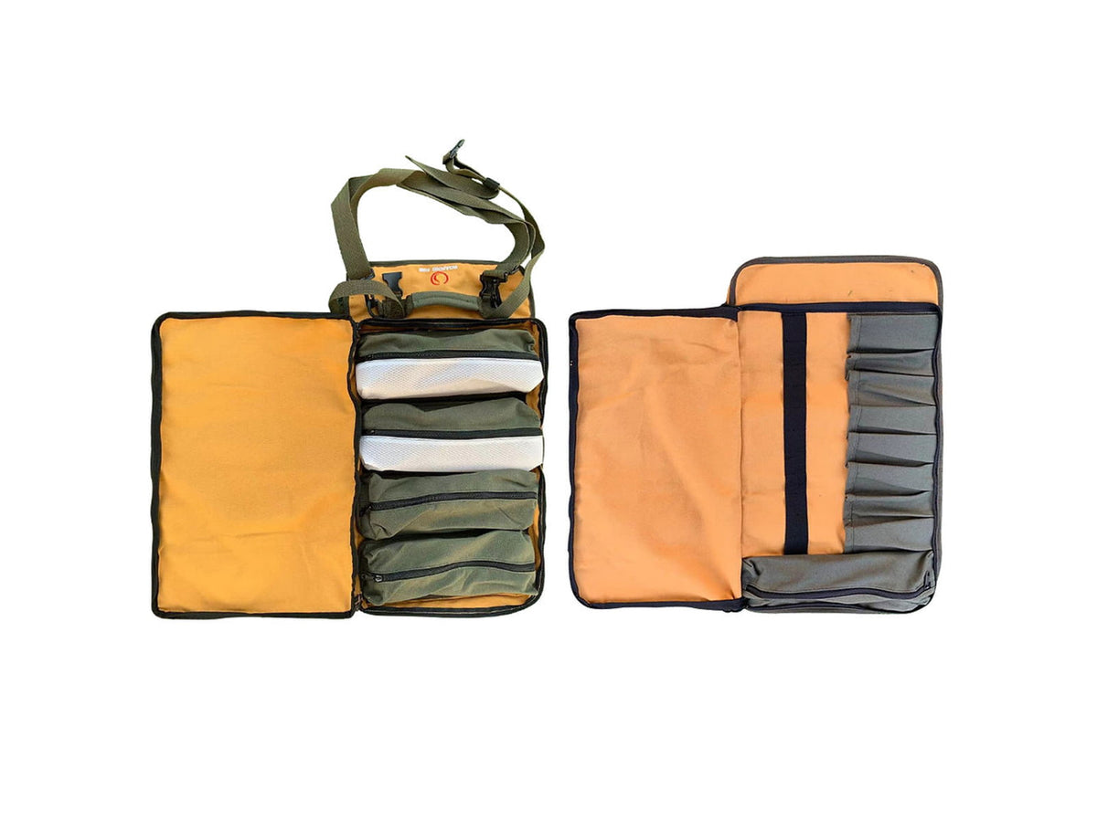 Roaring Fire The Pack Mule Versatile Double-sided Tool Roll Bag Orange 24.8x13 inch RF-TB PRO-YW