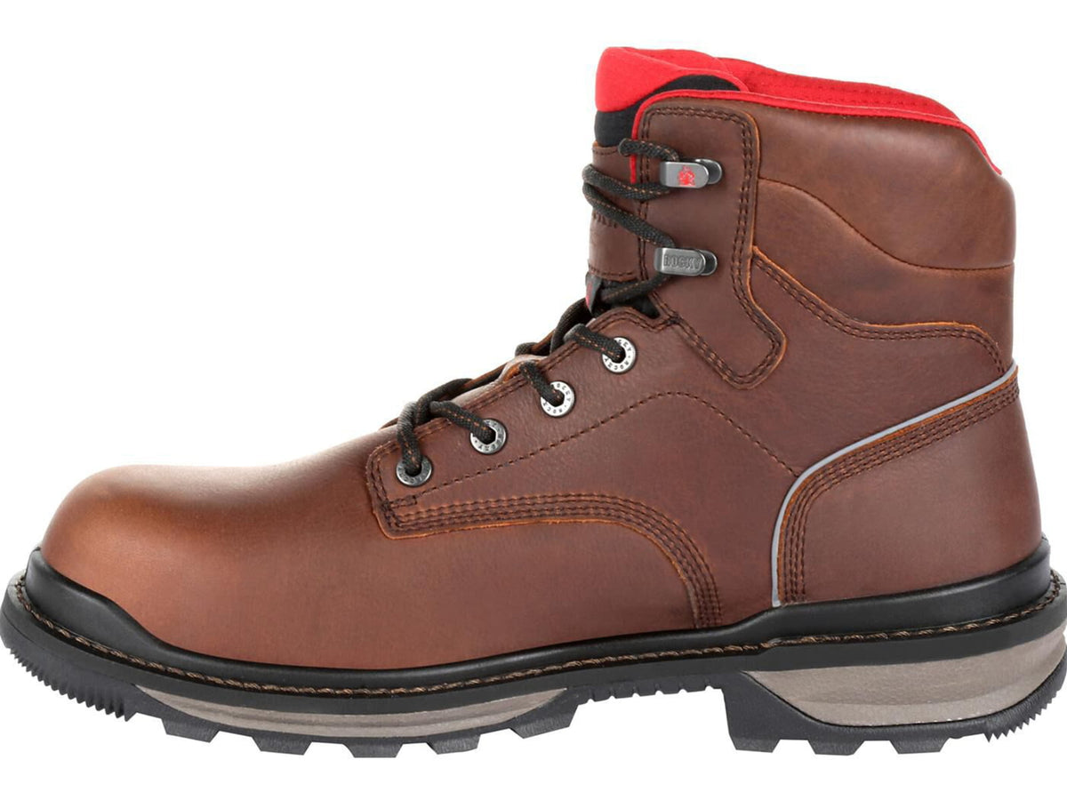 Rocky Boots Rams Horn Full-grain Leather Waterproof Composite Toe Work Boot - Men's