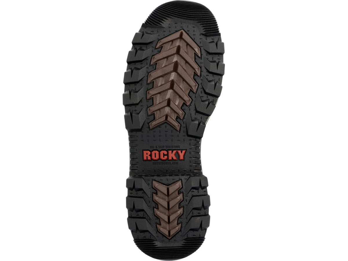 Rocky Boots Rams Horn Waterproof Composite Toe Work Boot - Men's Crazy Horse