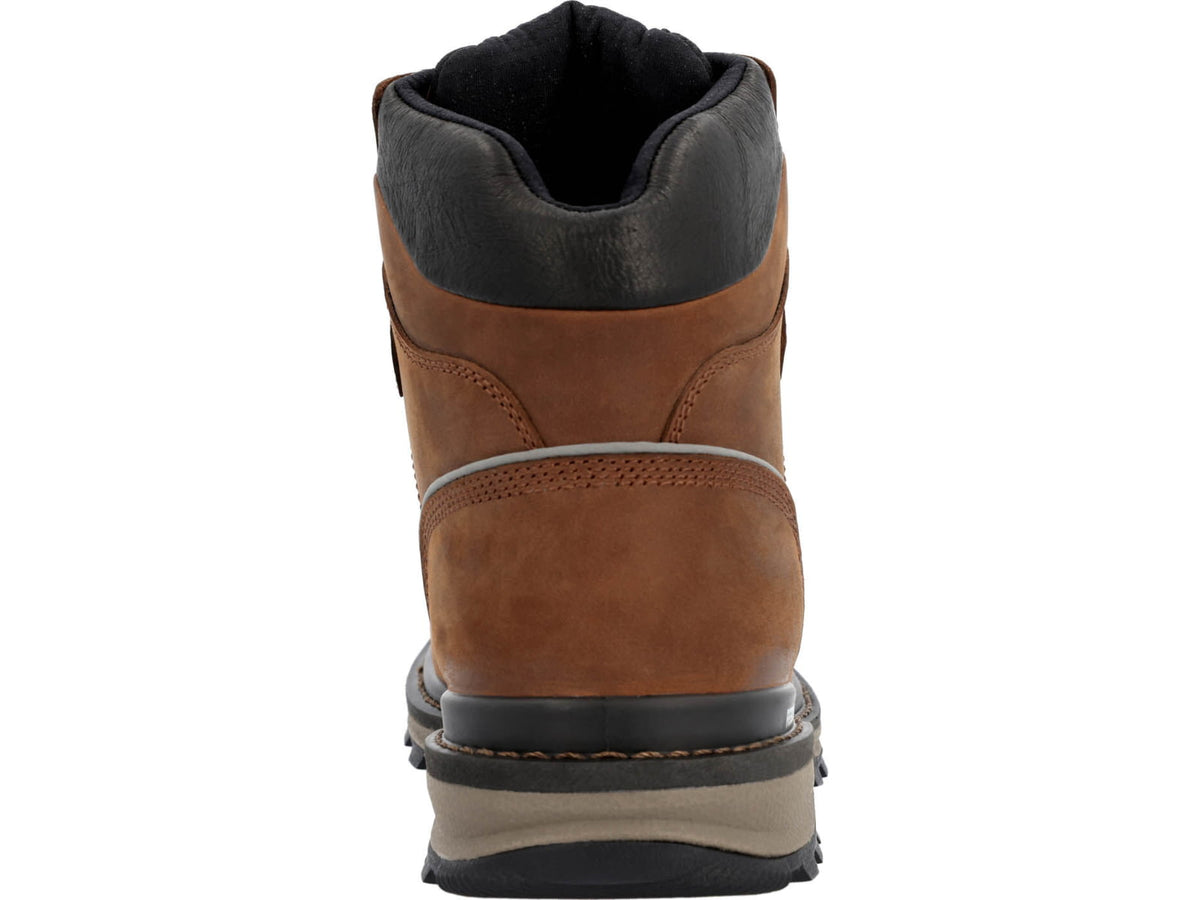 Rocky Boots Rams Horn Waterproof Composite Toe Work Boot - Men's Crazy Horse