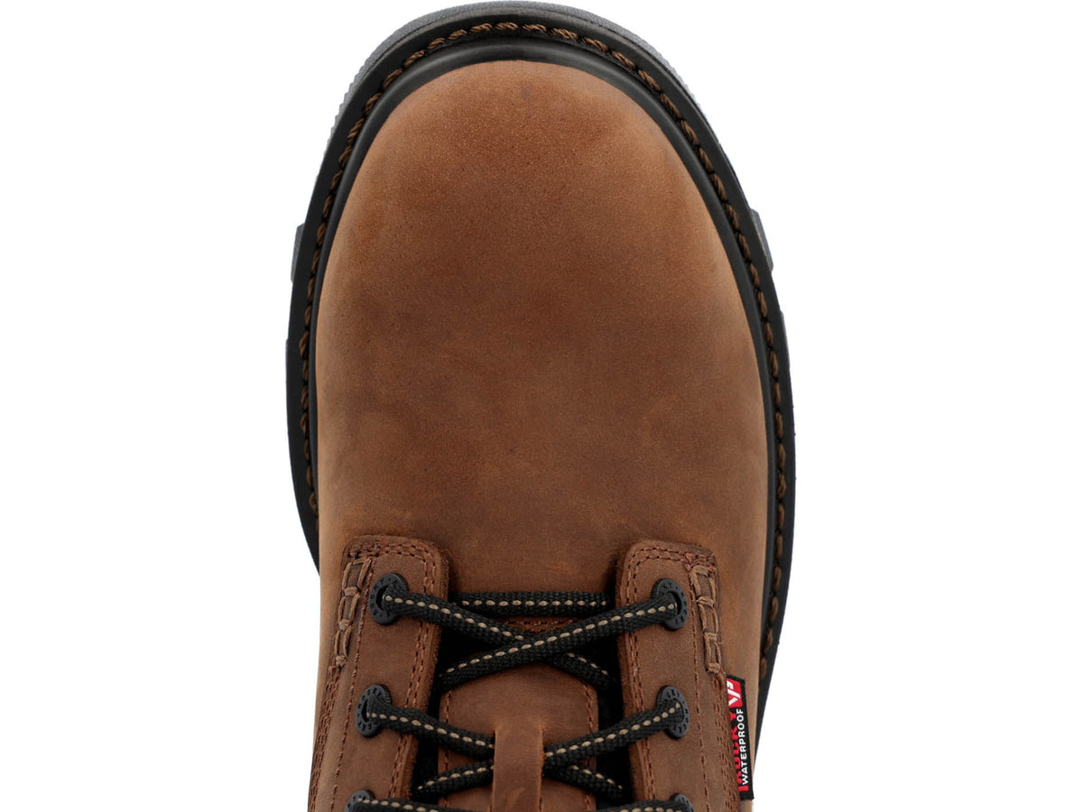Rocky Boots Rams Horn Waterproof Composite Toe Work Boot - Men's Crazy Horse