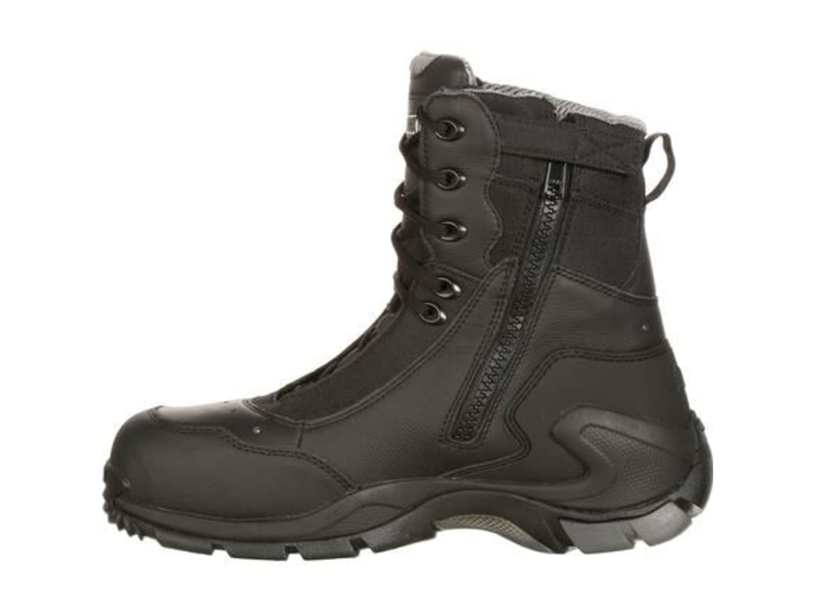 Rocky Boots 1st Med Carbon Fiber Toe Puncture-resistant Side-zip Waterproof Public Service Boot