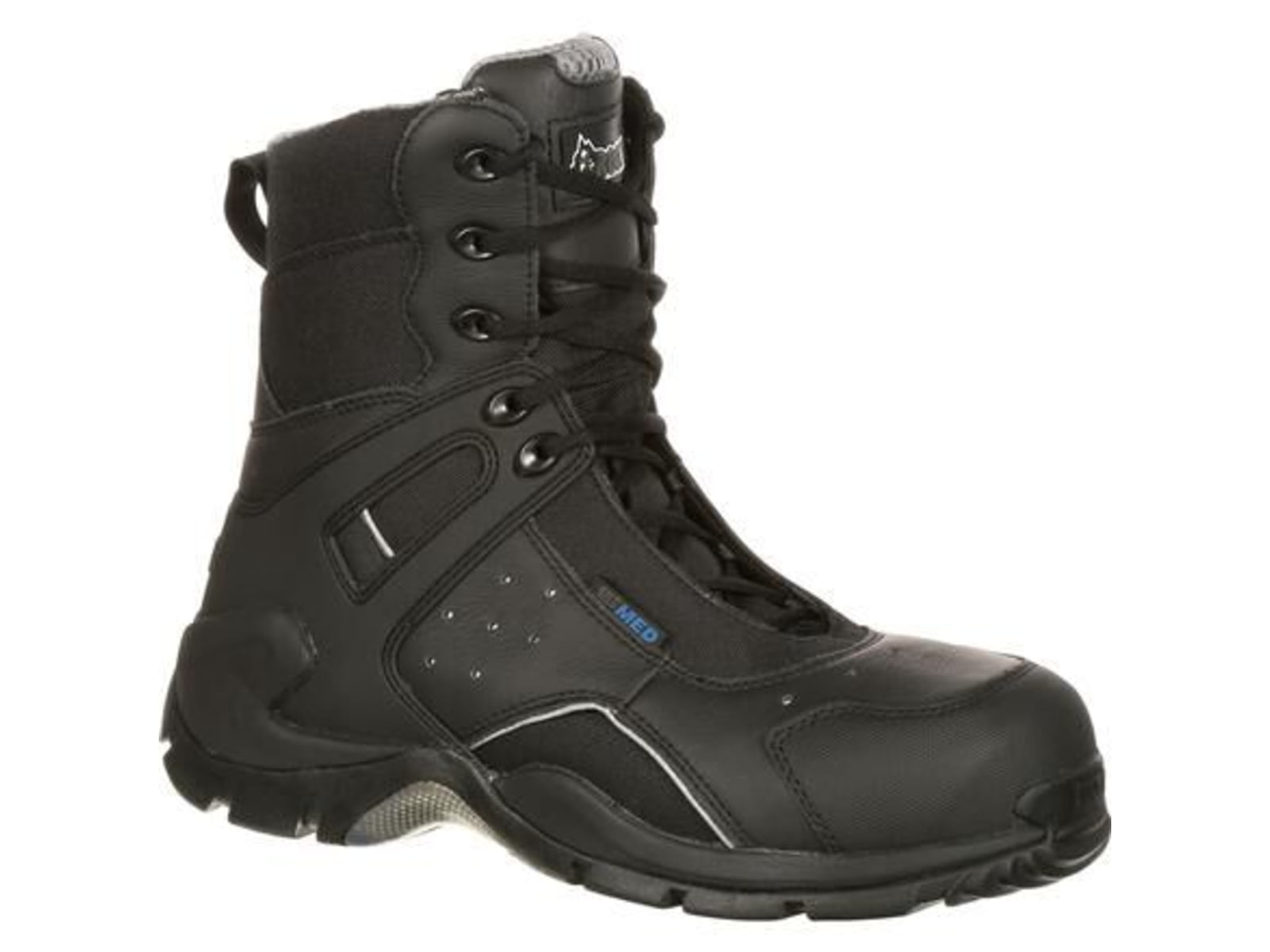 Rocky Boots 1st Med Carbon Fiber Toe Puncture-resistant Side-zip Waterproof Public Service Boot
