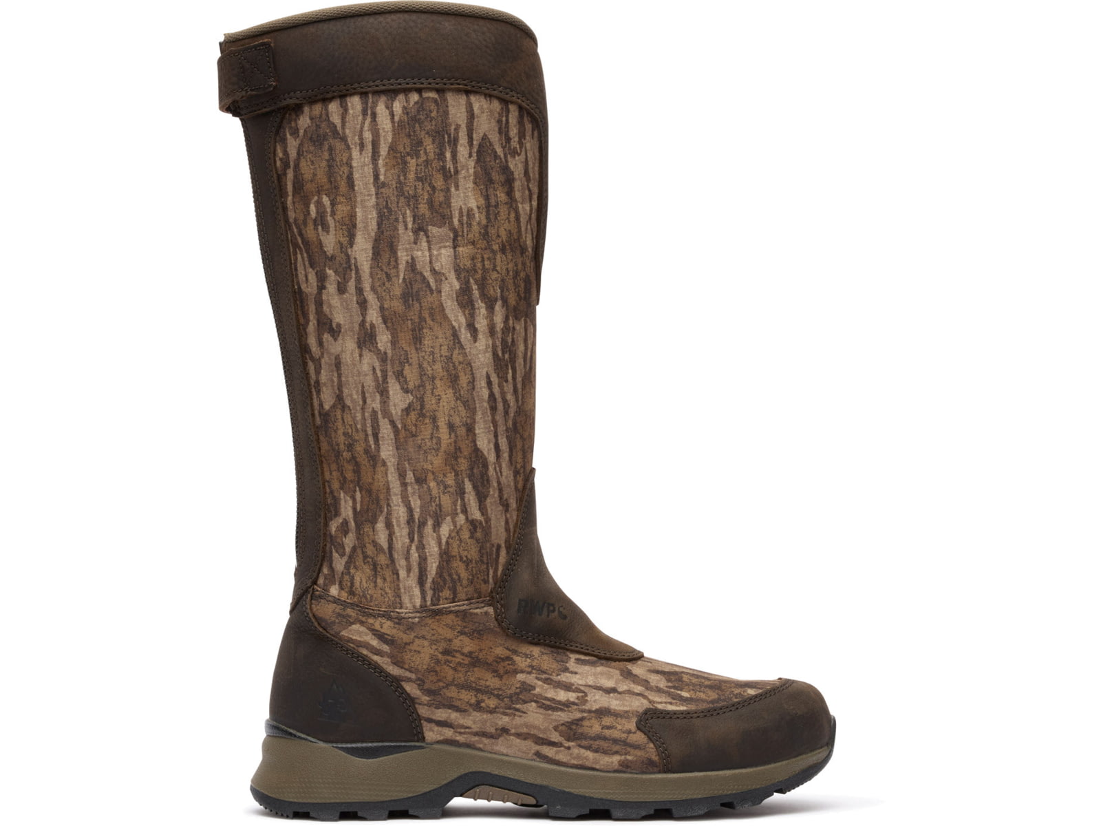 Rocky Trophy Series 16in Snake Boots - Men's Mossy Oak Bottomlands Size