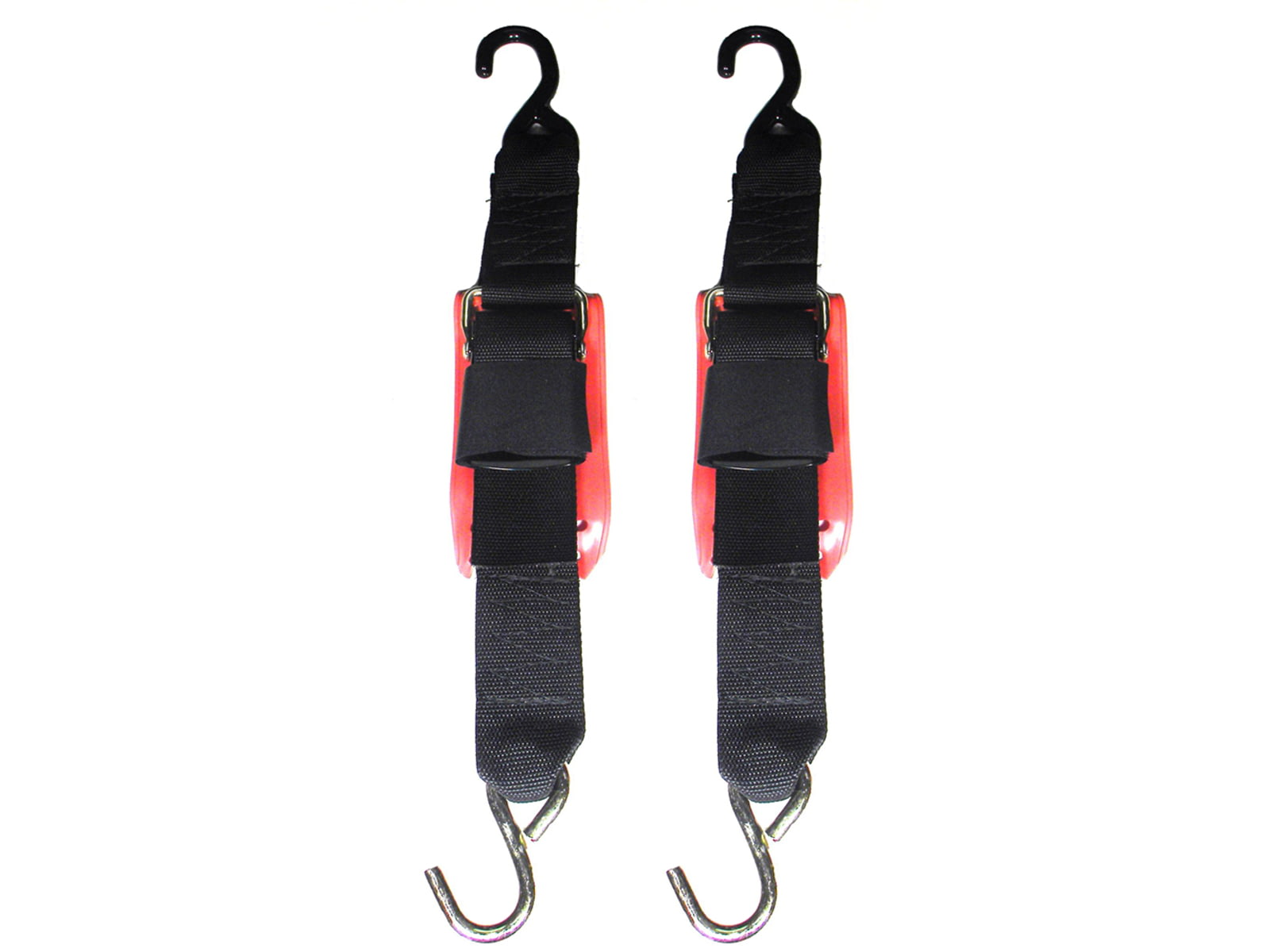 Rod Saver Quick Release Trailer Tie-Down w/Vinyl Pad - 2" x 4' - Pair QRTD4VP