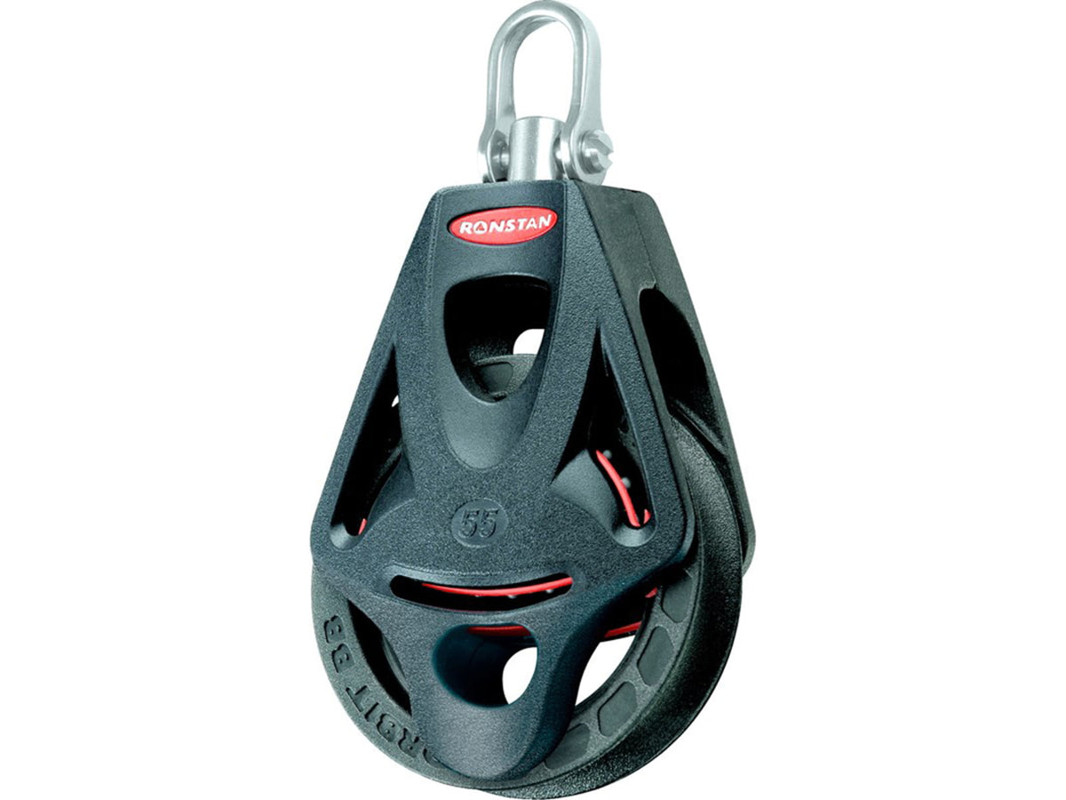 Ronstan Series 55 Ball Bearing Orbit Block - Single - Becket - Swivel Head RF55110
