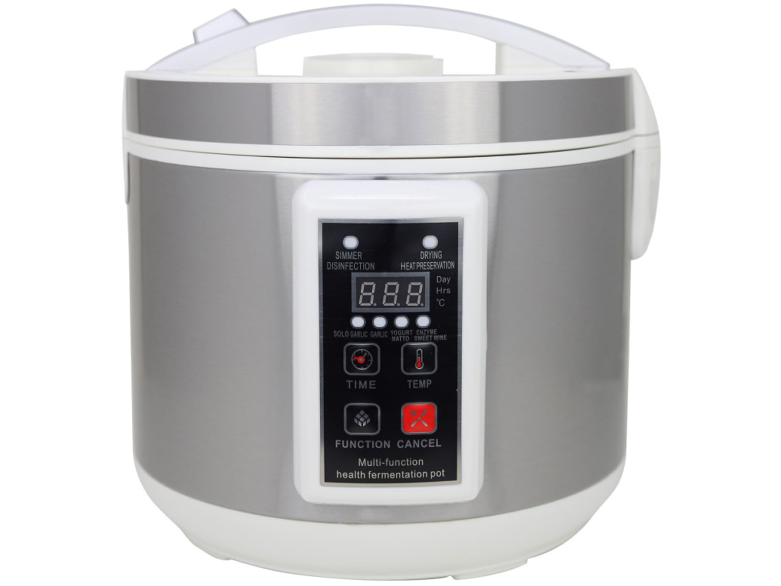 Roots & Harvest Black Garlic Multi-Purpose Fermenter Stainless Steel/Black 1566