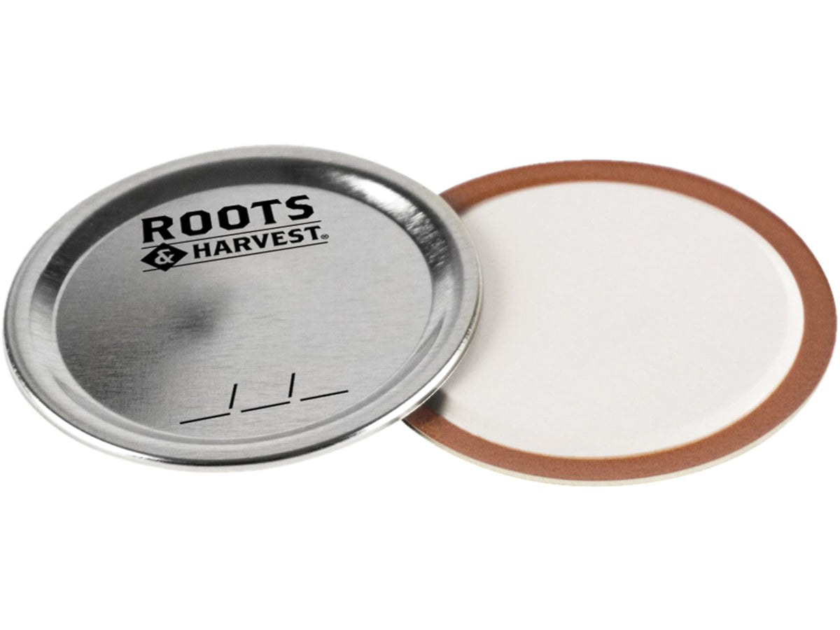Roots & Harvest Canning Regular Mouth Lids 12 pack Glass 1651